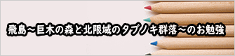 飛島～巨木の森と北限域のタブノキ群落～のお勉強